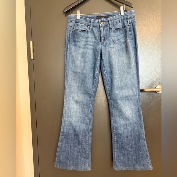 Joe's Jeans size 30 EUC Dark Blue Wide Leg Denim “Rocker” model - Picture 12 of 12